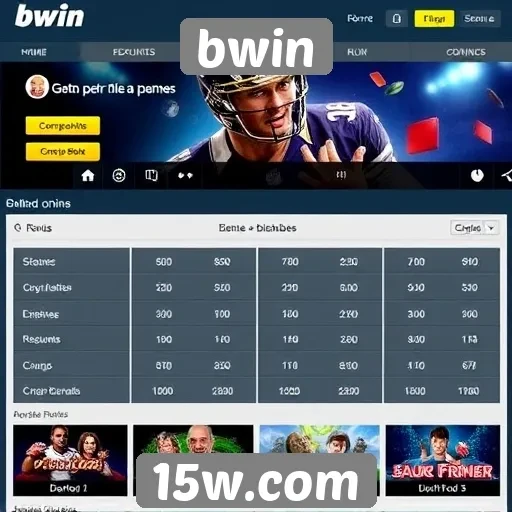 Comparativo entre bwin e outros sites de jogos online
